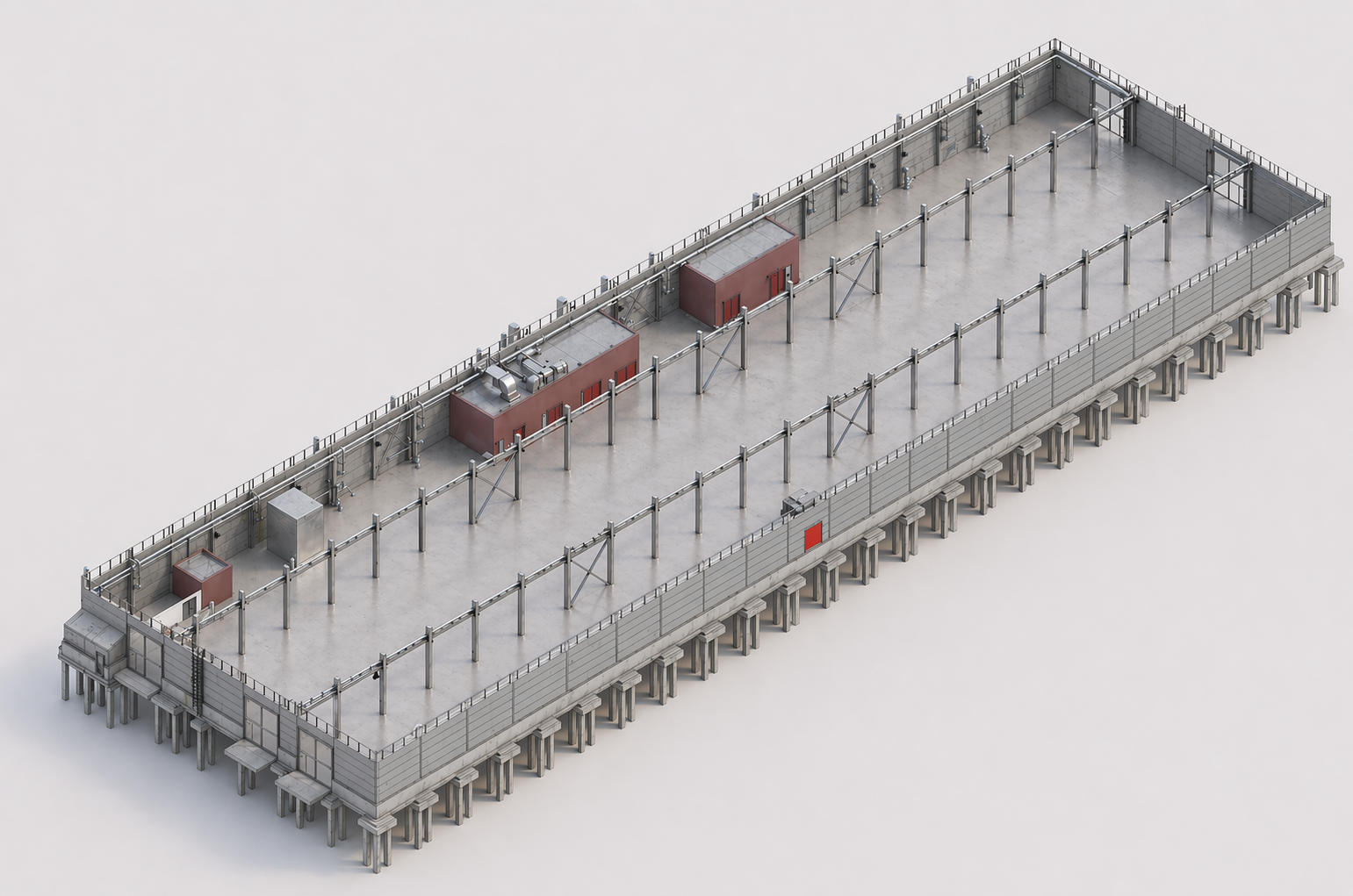 Сборочный цех 138 x 42 м: визуализация 4
